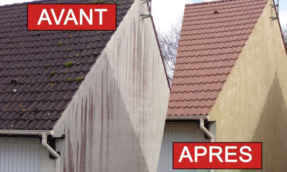 Nettoyage et ravalement de façade à Pierrelaye